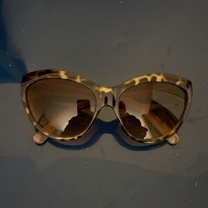 Leopard Print Cat-Eye Sunglasses